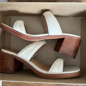 Brand new Madewell Sandals with block heel